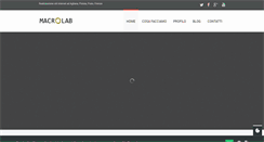 Desktop Screenshot of macrolab.it