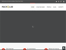 Tablet Screenshot of macrolab.it